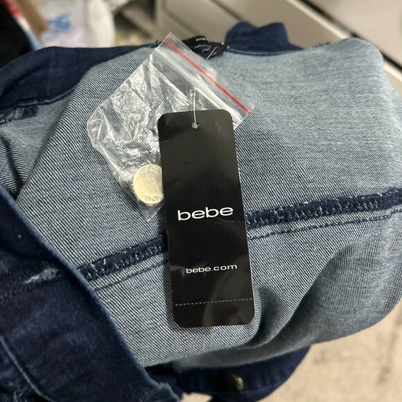 Bebe Denim Button Up 💙 - Picture 7 of 8